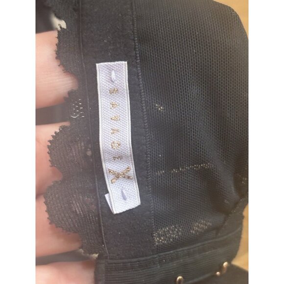 Savage X Fenty Black Padded Lace Underwired Bra size 38DD - Picture 4 of 6